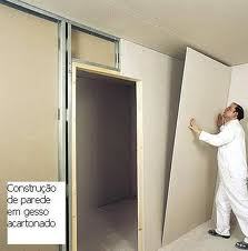 Parede de gesso em druwall