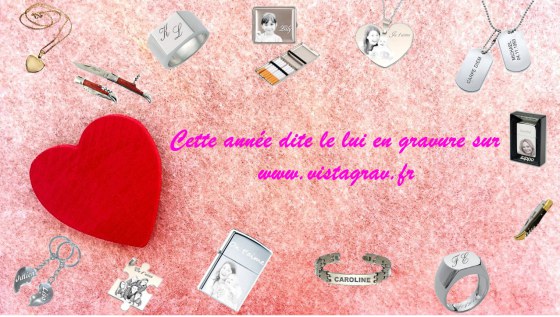 nous vous proposons une multitude de bijoux et objet à personnaliser, ainsi vous offrirez un cadeaux unique d'une très grande valeur sentimental.
www.vistagrav.fr