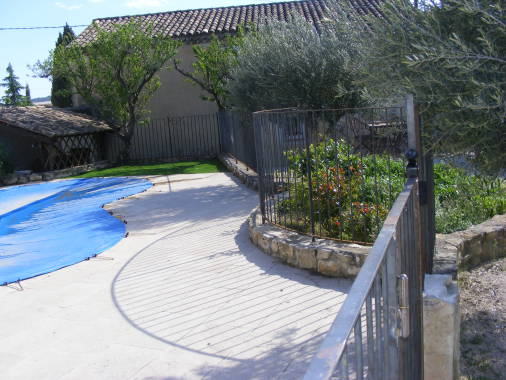 Garde corps de piscine