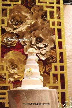 Gold wedding at Sun City, Jakarta
