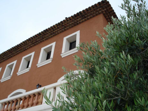 façade de villa dans le var