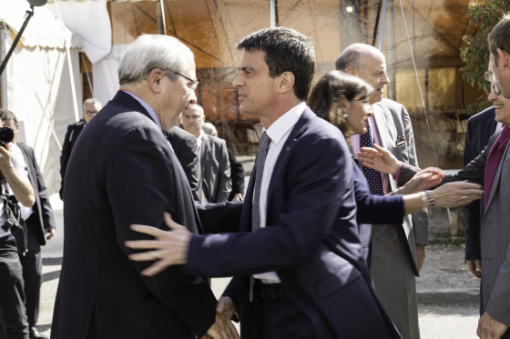 Evenementiel Manuel Valls 1er Ministre
Jean-Paul Huchon Président de la Région Ile-de-France.