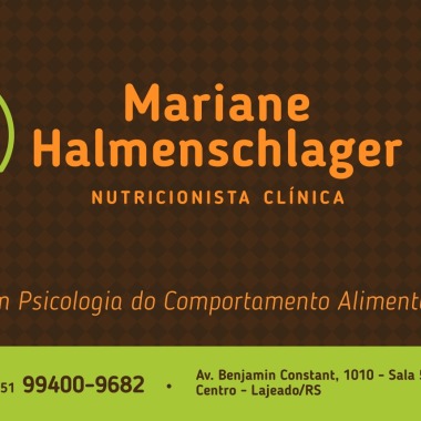 Nutricionista Mariane Halmenschlager