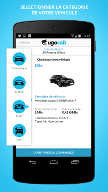 Boréal Business a développé l'ensemble du système du projet VTC UgoCab : bases de données et back-end, applications mobiles iOS et Android, site web, CRM et extranet. Le Tout hébergé sur le Cloud de Google Compute Engine.