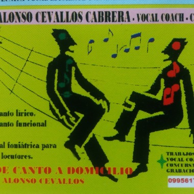 Alonso Cevallos Canto Profesional Y Funcional Para Todos