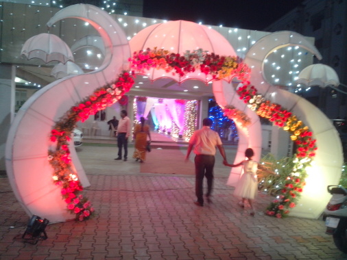 Extrance for Wedding Reception at Bhimavaram