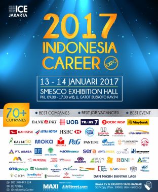 INDONESIA CAREER EXPO @SMESCO 13-14 Januari 2017