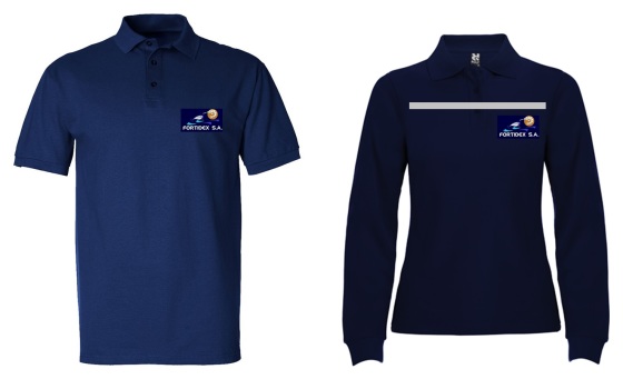 camisetas tipo polo en mangas cortas y largas
