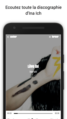 Application mobile telephone et tablette Artiste