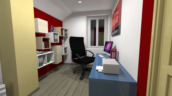 Bureau réalisé chez un particulier.