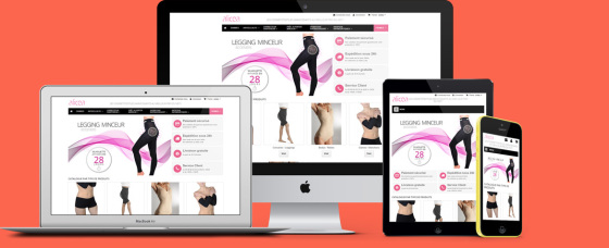 Création, référencement et maintenance du site d'Alicea : www.textiles-minceur.fr