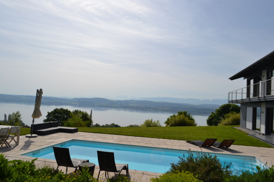 Réalisation de piscine et dallage en pierre