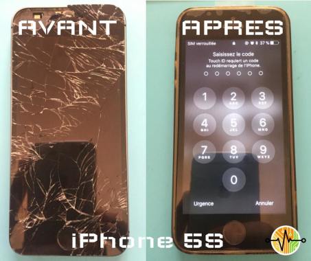 Remplacement écran iPhone 5S
