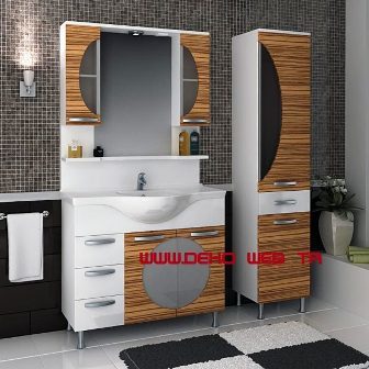 nergis 100 banyo dolabı ve boy dolabı
