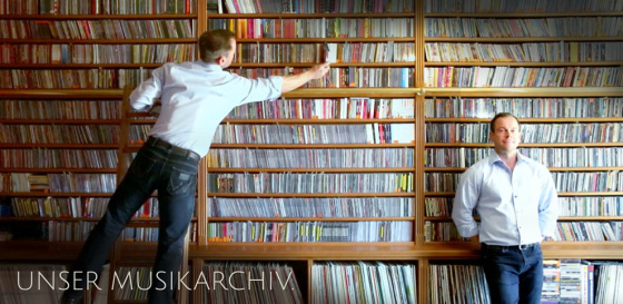 Unser Musikarchiv.