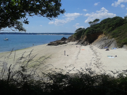 Ballade à Concarneau vers les sables blancd