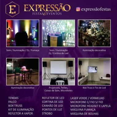Expressão Festas & Eventos  Som & Iluminação