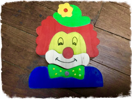 puzzle à empiler "bille de clown"