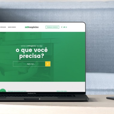 m9negocios - Site e sistema de prestação de serviços