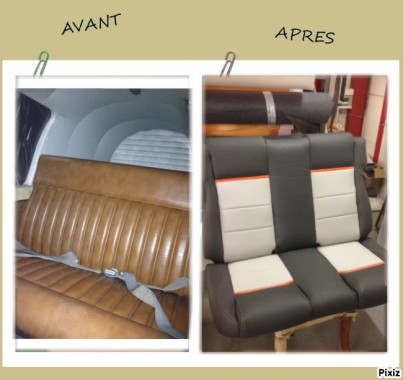 Transormation d'un siege d'avion privé