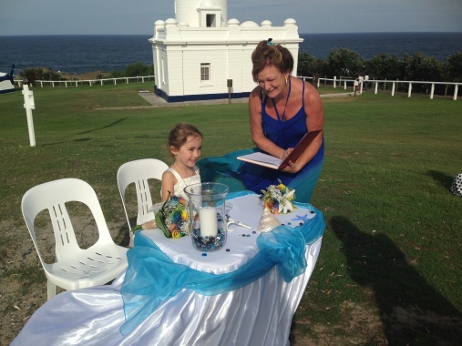 Never to young to rehearse for the big day lol.