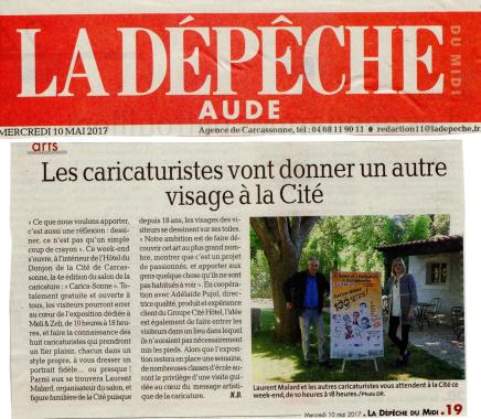 L. Malard Caricature - Président fondateur de Carica-Sonne depuis 2012.