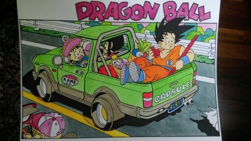 dbz aquarelle