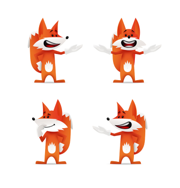 Réalisation de la mascotte Foxy pour la confédération Falsab - Rennes
