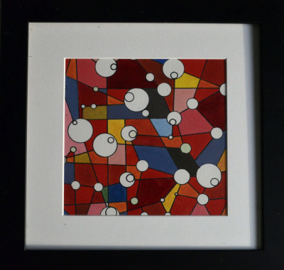 12"x12" oil and ink