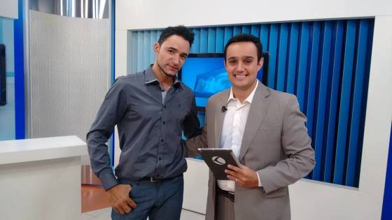 Entrevista ao vivo, sobre como usar de forma saudável os alimentos desidratados.