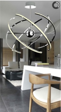 Candeeiro Suspenso em fita Led