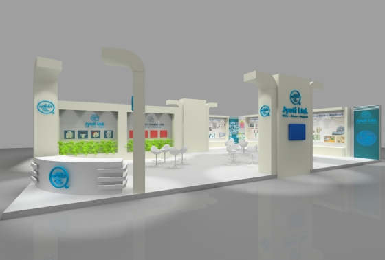 3D MODEL EXHIBITION STALL