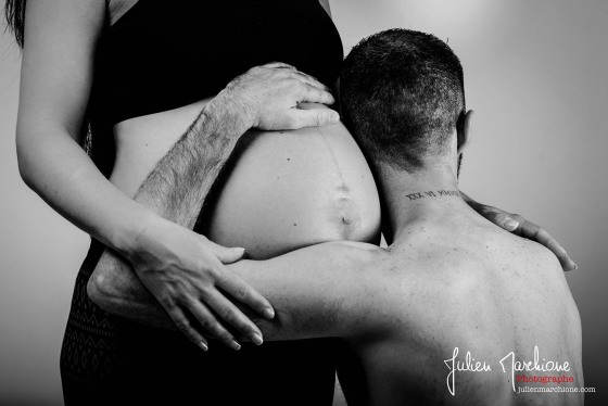 Séance grossesse à deux Julien Marchione