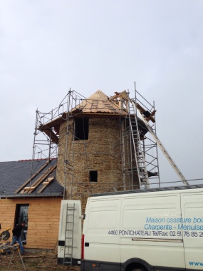 Rénovation d'un moulin à l'identique 