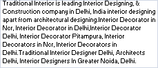 Traditional Interior & Construction Pvt. Ltd.