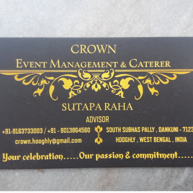 Crown Event Management & Caterer 
