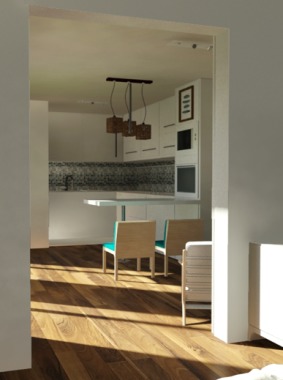 7 Diseño de vivienda: Diseño y distribución de pequeña vivienda para 3 personas 