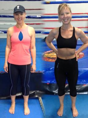 This is Jo after her 8 week challenge. Los 5.5kg's in 8 weeks