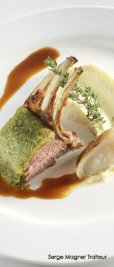 Carré d'agneau en croute