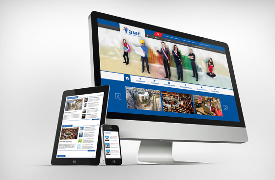 Création du site internet de l'Association des Maires du Var (www.amf83.fr)