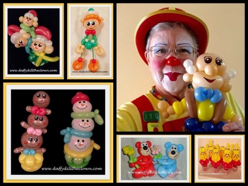 A variety of balloon choices 
