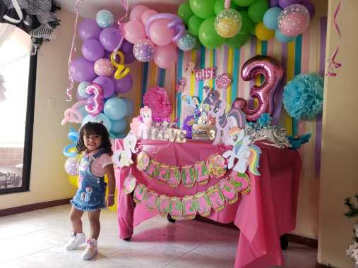 Fiesta de my litllle pony 3 años