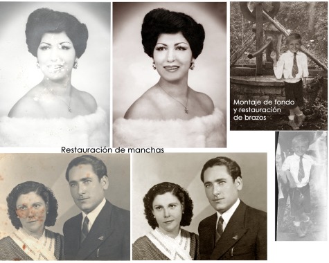 Ejemplo de Restauraciones Fotográficas