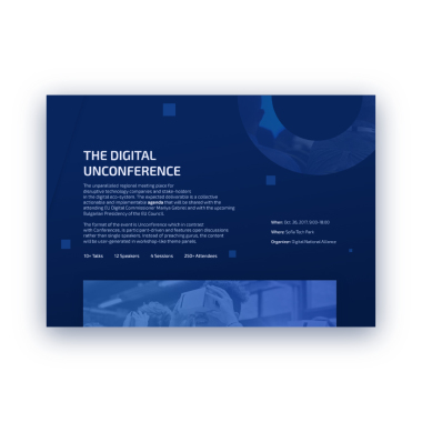 Digital conference website design