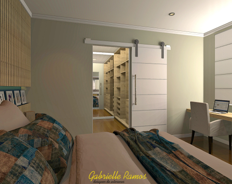 suite de casal com closet