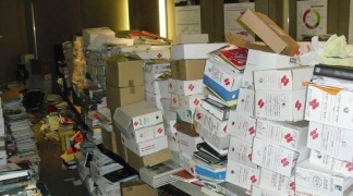 Débarras bureau d'archives d'un professionnel