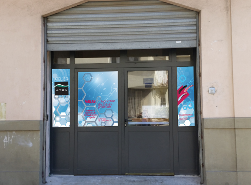 Microperforé pour vitrine