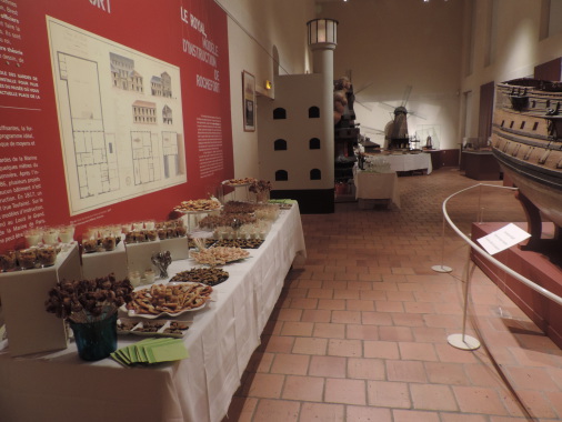 Apéritif dinatoire 180 personnes musée de la marine
