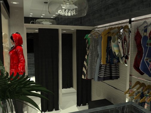 Projeto da Loja Ale Bernards, Galeria na Olegario Marciel - Praia Shopping ....Interior da loja.