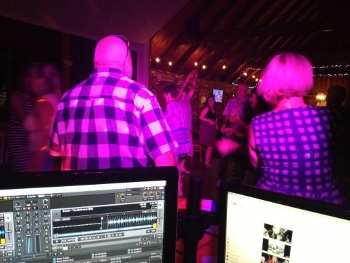 Getting the crowd involved.
